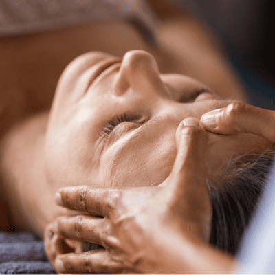 Thai head arm and shoulder massage at Serendipity Glasgow.